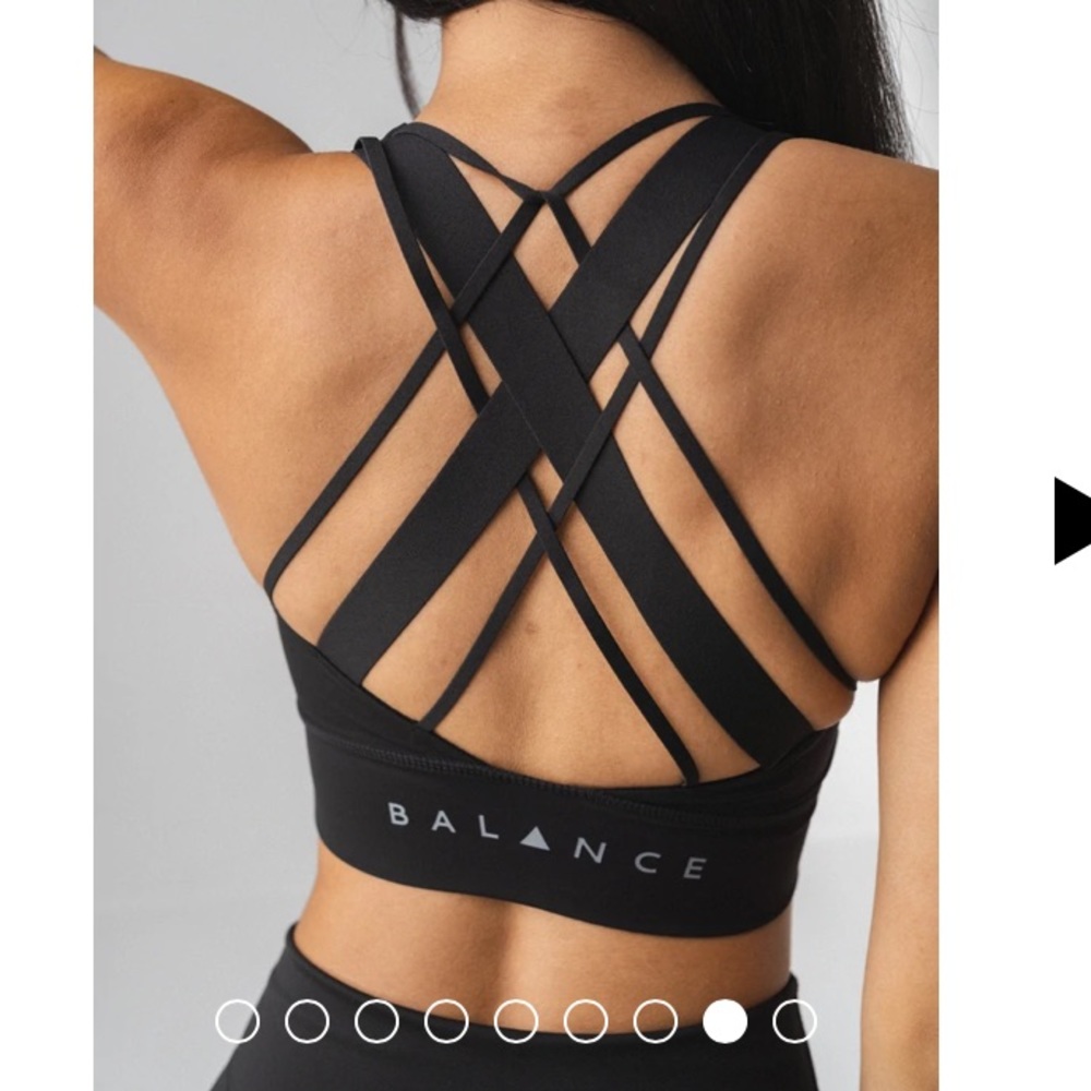 Blue Balance Sport Bra